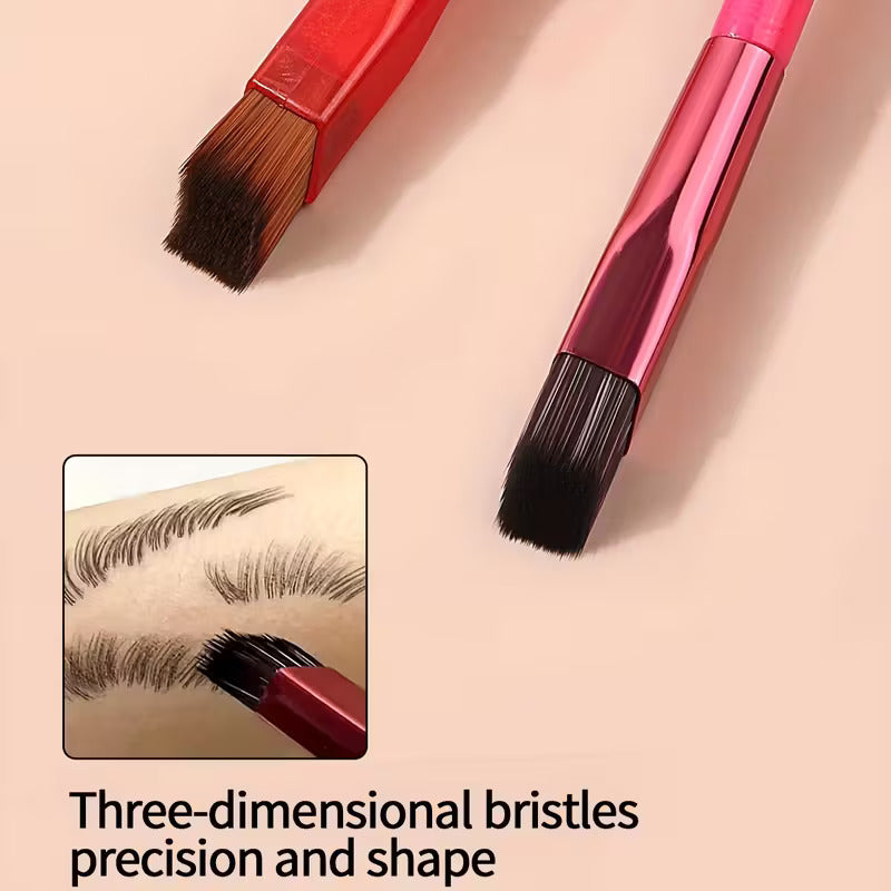 Precision Angled Eyebrow Brush – Square Tip for Perfect Brows & Hairline