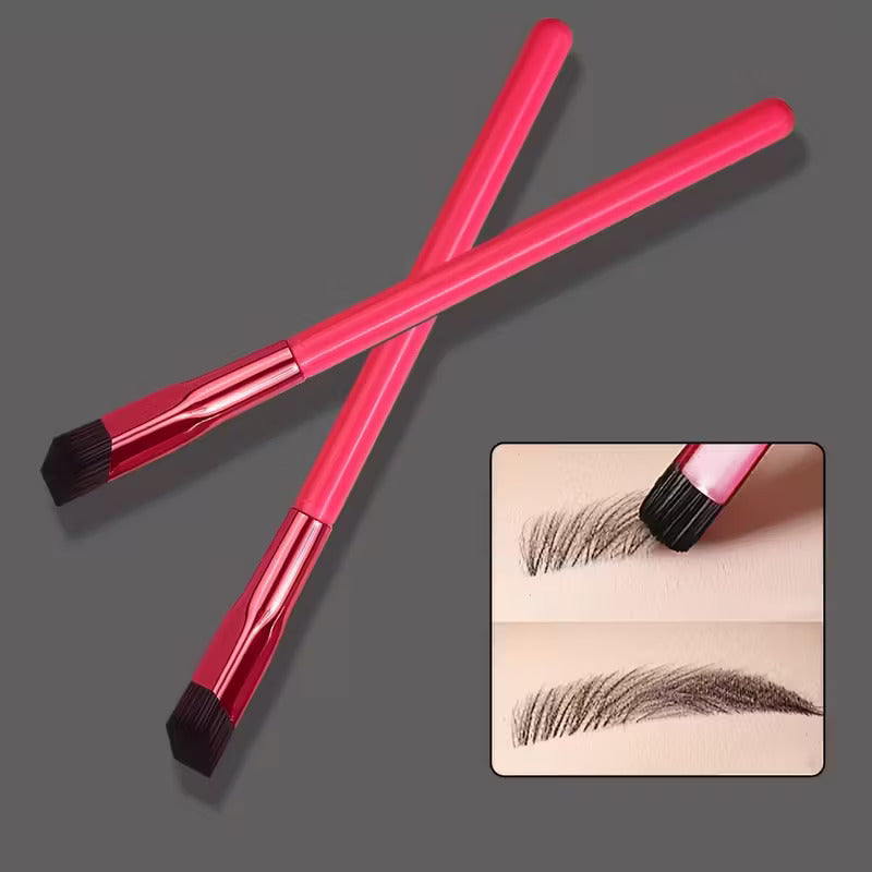 Precision Angled Eyebrow Brush – Square Tip for Perfect Brows & Hairline