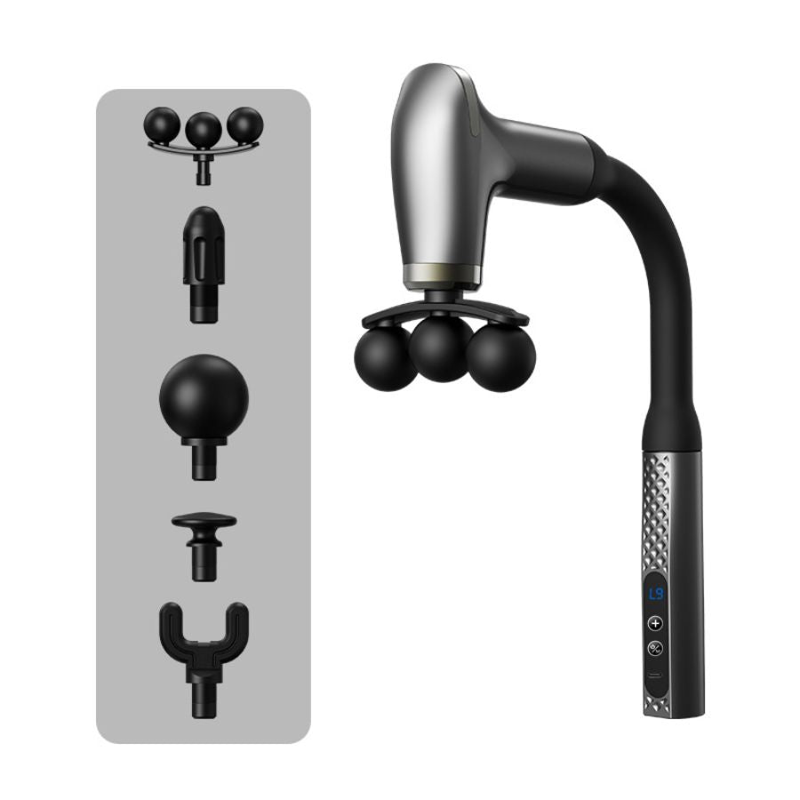 Long-Handle Fascia Gun Handheld Back Massager