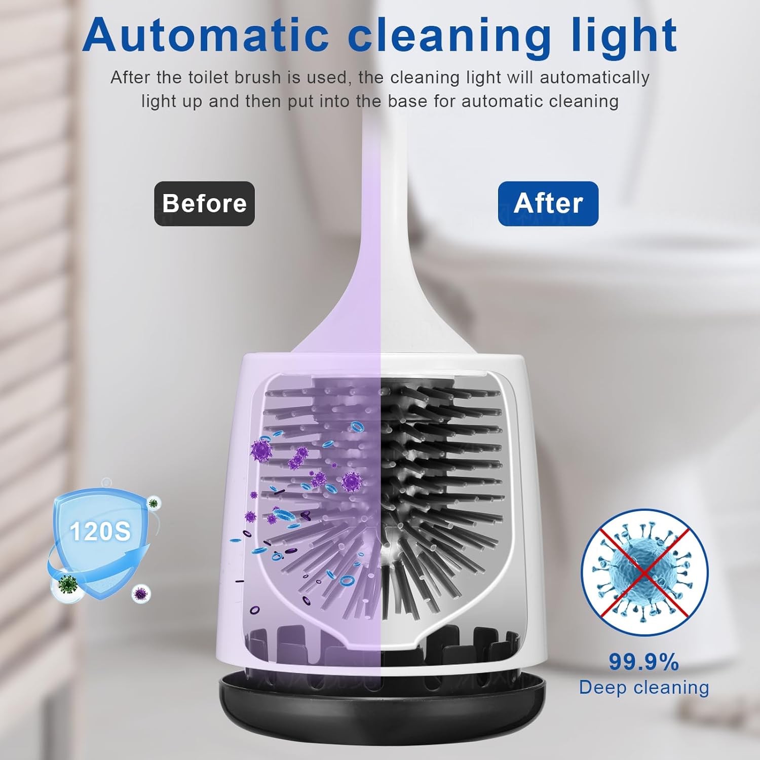 Electric UV Toilet Brush