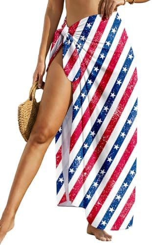 Women’s Sheer Beach Sarong Cover Up – Soft Breathable Swim Wrap Skirt for Pool, Cruise & Vacation