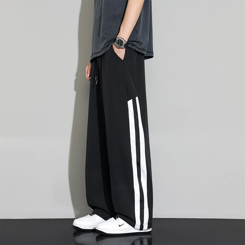 Men’s Straight Loose Drawstring Pants