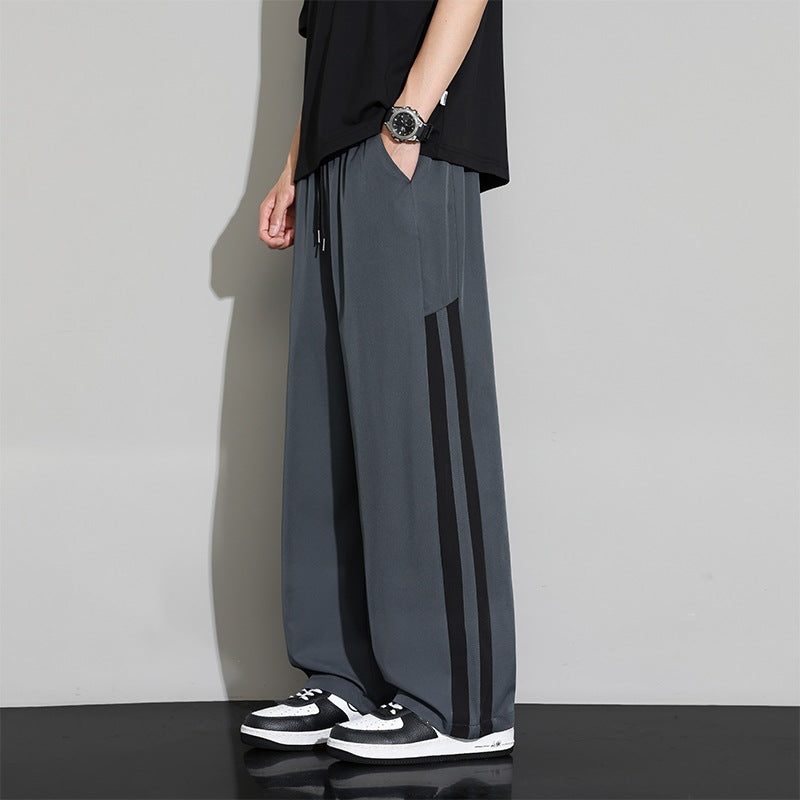 Men’s Straight Loose Drawstring Pants