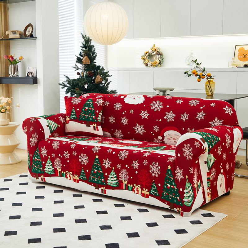 2026 New Year Christmas Gift Model Elastic All-wrap Sofa Cover Dustproof Non-slip Stain-resistant Sofa Cover Hot Sale Sofa Cover