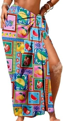 Women’s Sheer Beach Sarong Cover Up – Soft Breathable Swim Wrap Skirt for Pool, Cruise & Vacation