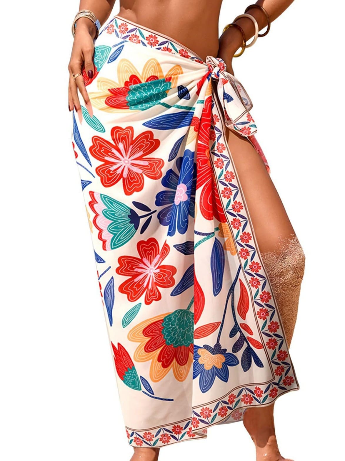 Women’s Sheer Beach Sarong Cover Up – Soft Breathable Swim Wrap Skirt for Pool, Cruise & Vacation
