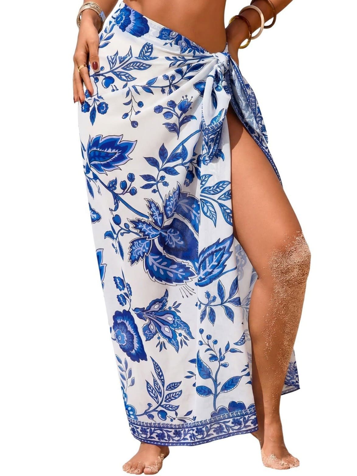 Women’s Sheer Beach Sarong Cover Up – Soft Breathable Swim Wrap Skirt for Pool, Cruise & Vacation