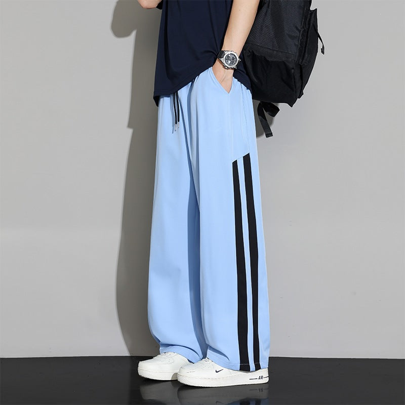 Men’s Straight Loose Drawstring Pants
