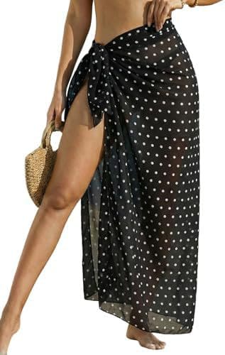Women’s Sheer Beach Sarong Cover Up – Soft Breathable Swim Wrap Skirt for Pool, Cruise & Vacation