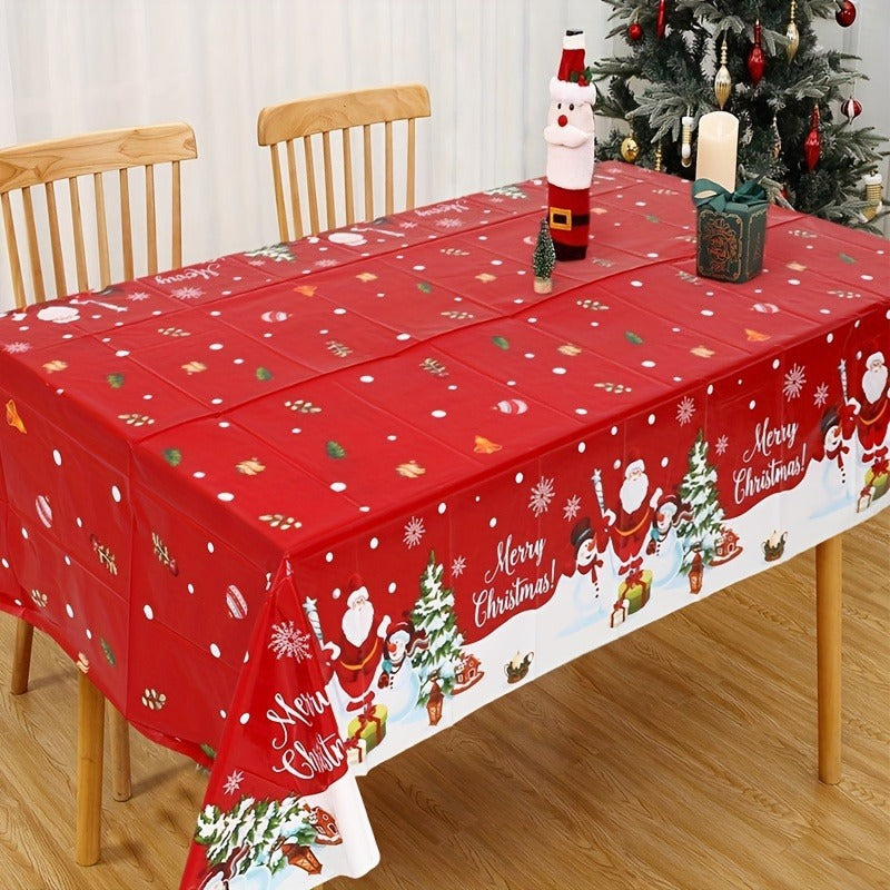 New home décor tablecloths for the living room and dining room, cross-border Christmas collection, with heat-insulating and anti-scorching table placemats.