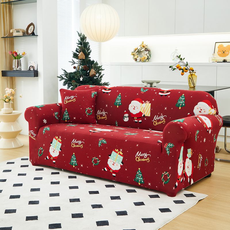 2026 New Year Christmas Gift Model Elastic All-wrap Sofa Cover Dustproof Non-slip Stain-resistant Sofa Cover Hot Sale Sofa Cover