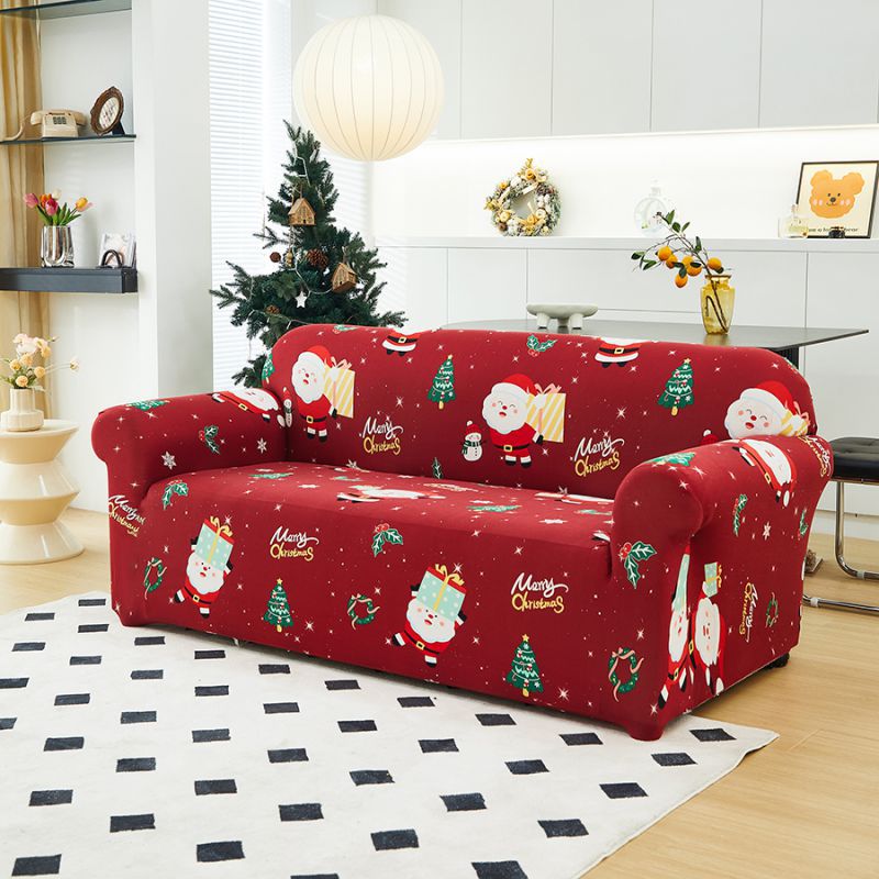 2026 New Year Christmas Gift Model Elastic All-wrap Sofa Cover Dustproof Non-slip Stain-resistant Sofa Cover Hot Sale Sofa Cover