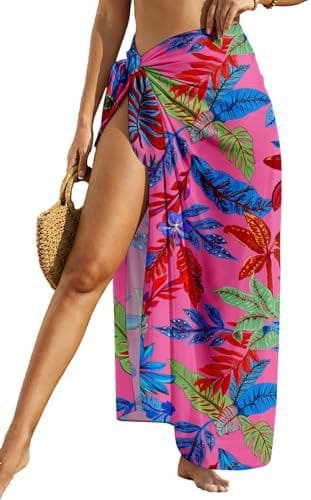 Women’s Sheer Beach Sarong Cover Up – Soft Breathable Swim Wrap Skirt for Pool, Cruise & Vacation