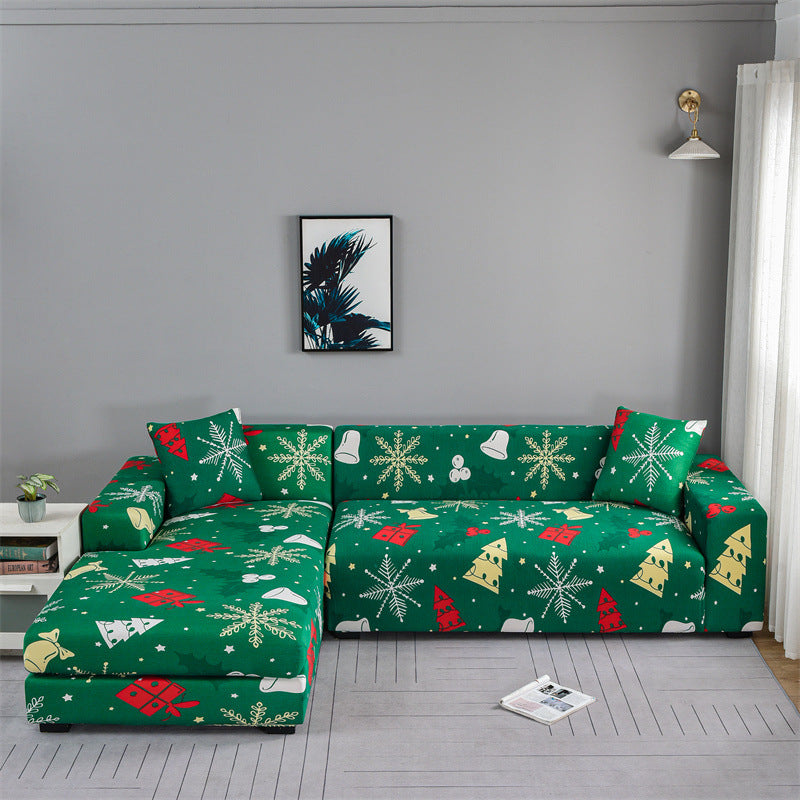 Non-slip Christmas Santa Claus Sofa Cover