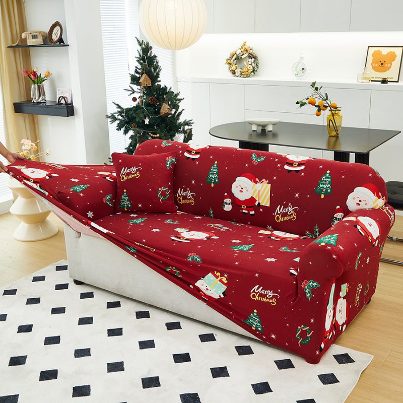 2026 New Year Christmas Gift Model Elastic All-wrap Sofa Cover Dustproof Non-slip Stain-resistant Sofa Cover Hot Sale Sofa Cover
