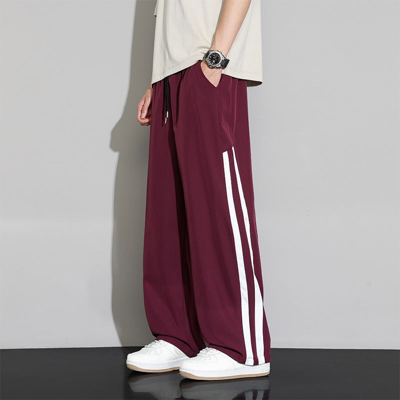 Men’s Straight Loose Drawstring Pants