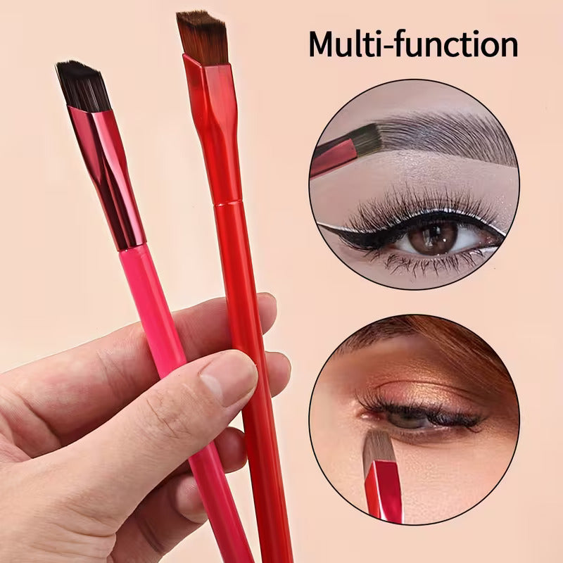 Precision Angled Eyebrow Brush – Square Tip for Perfect Brows & Hairline