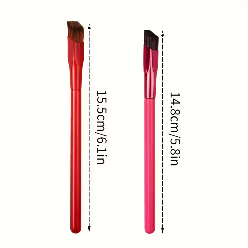 Precision Angled Eyebrow Brush – Square Tip for Perfect Brows & Hairline