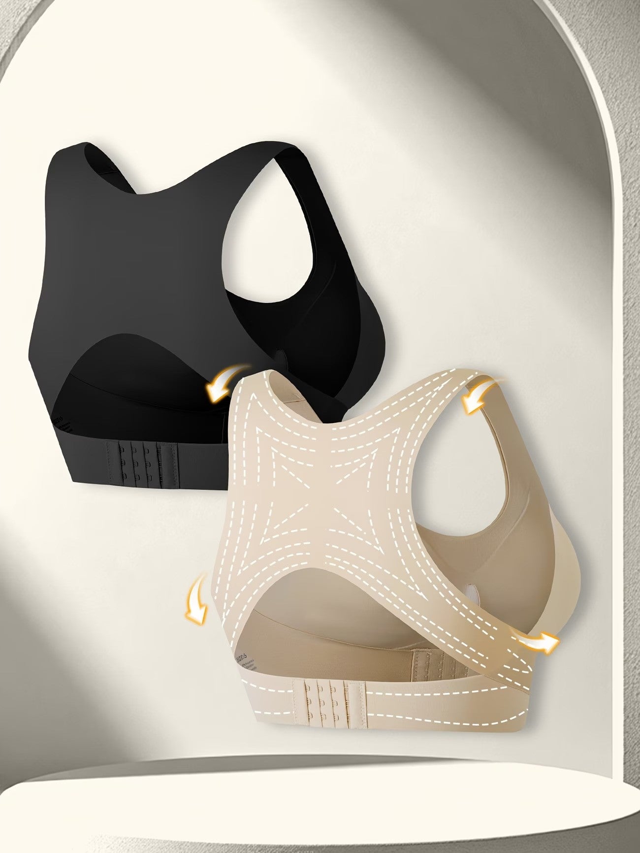 Posture correcting bra