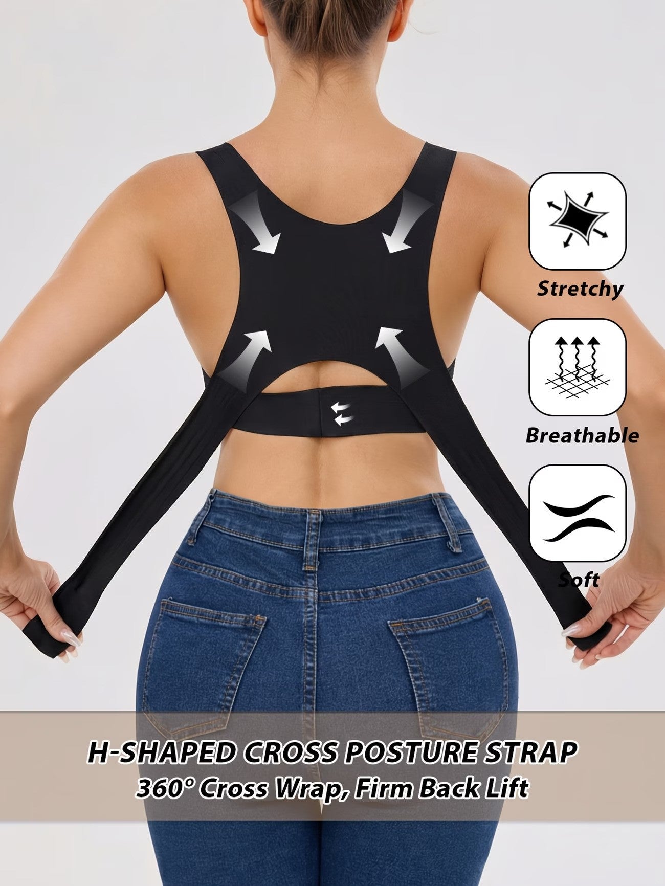 Posture correcting bra