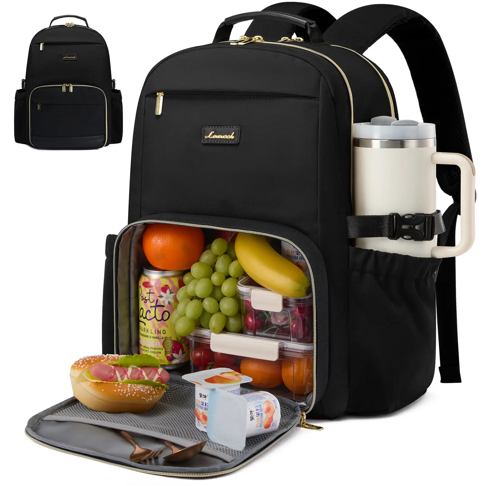 Lunch Backpack with Lunch Compartment