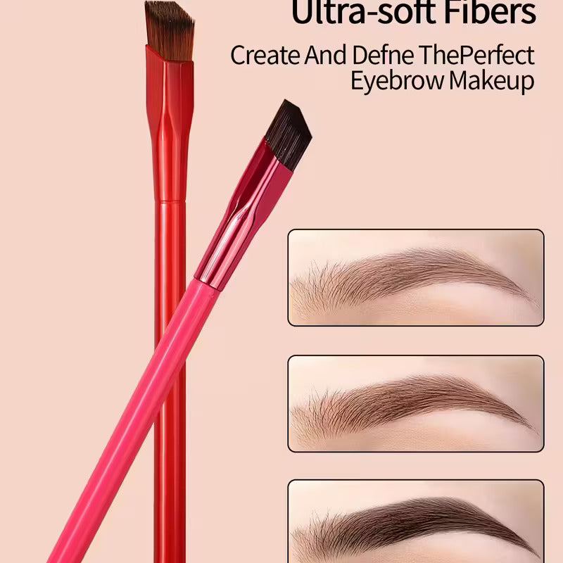 Precision Angled Eyebrow Brush – Square Tip for Perfect Brows & Hairline