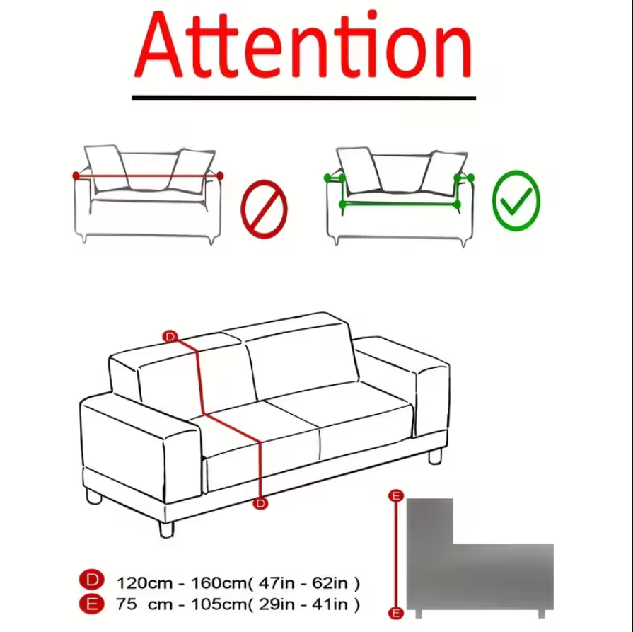 Non-slip Christmas Santa Claus Sofa Cover