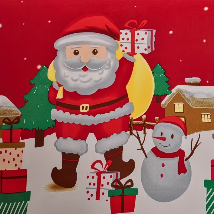 Non-slip Christmas Santa Claus Sofa Cover